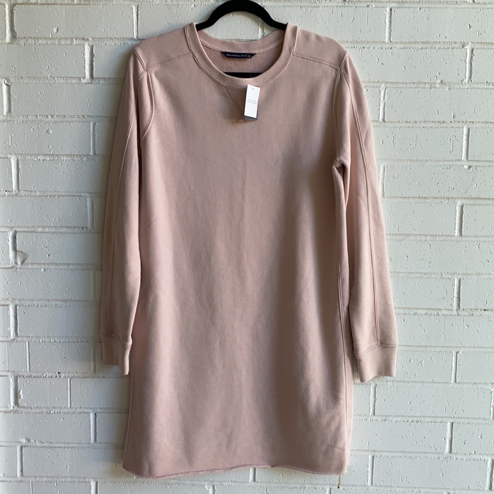 NWT Abercrombie & Fitch Sweatshirt Dress - Picture 2 of 7
